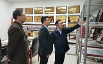 中国银行重庆分行赵忠滨行长一行莅临泛亚电竞集团总部调研